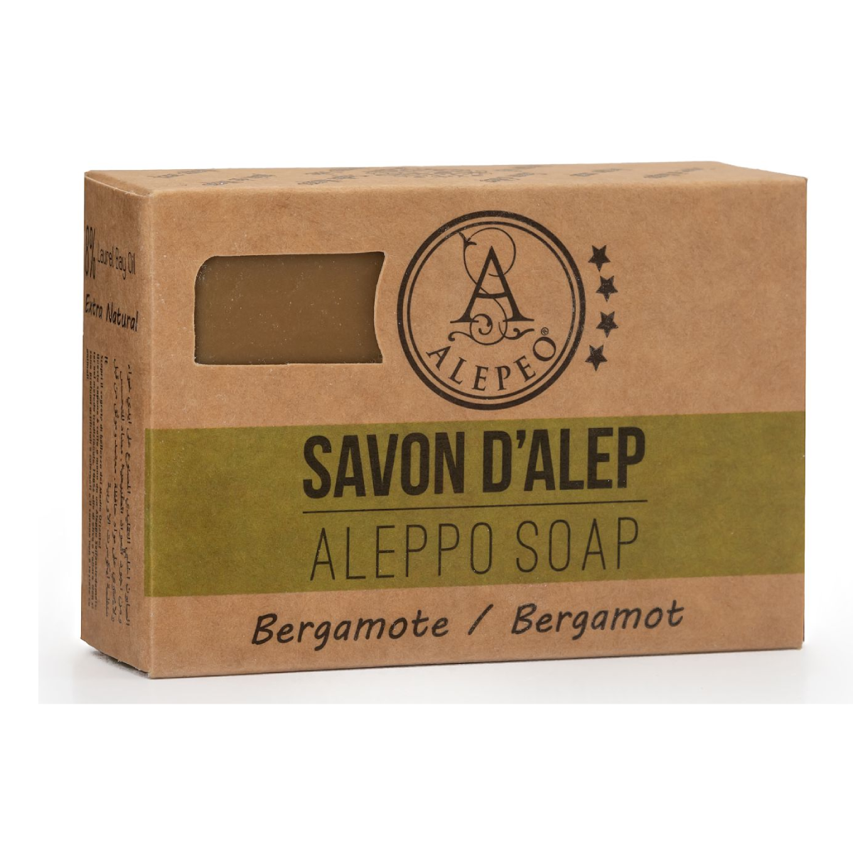 ALEPEO - Tradičn&#237; ručně vyr&#225;běn&#233; m&#253;dlo - Bergamot - 100g